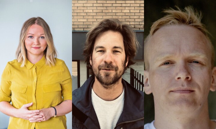 Runa Victoria Engen (33), Eiliv Frich Flydal (37) og Markus Tobiassen (30).