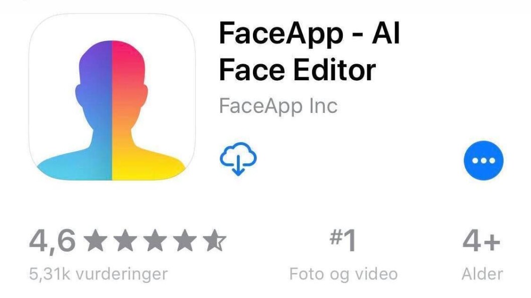 FaceApp har fått nye oppmerksomhet i mediene. FaceApp har fått nye oppmerksomhet i mediene.