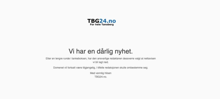 Måtte gi opp.
