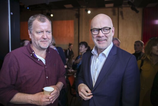 Charlo Halvorsen og Thor Gjermund Eriksen på NRKs høstslipp tidligere i år. Charlo Halvorsen og Thor Gjermund Eriksen på NRKs høstslipp tidligere i år.