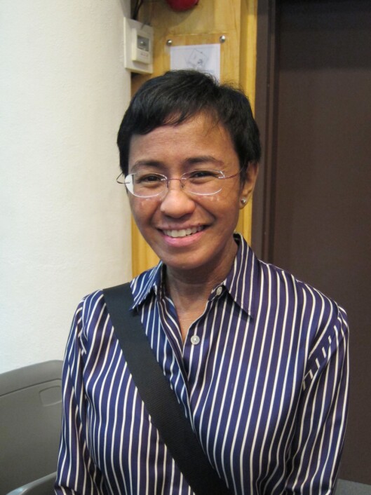 Den uredde og prisbelønte journalisten Maria Ressa står for retten på Filippinene, i en sak som blir sett som et forsøk fra regimet på å kneble pressefriheten. Den uredde og prisbelønte journalisten Maria Ressa står for retten på Filippinene, i en sak som blir sett som et forsøk fra regimet på å kneble pressefriheten.