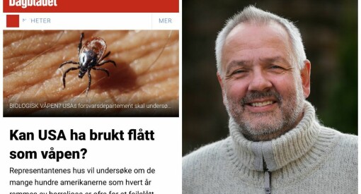 Overlege oppgitt over flåttdekning: – Er Dagbladet på vei tilbake til å bli en «flåttavis» igjen?