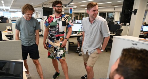 Kan journalister bruke shorts på jobb - ja eller nei? I Aftenposten er det full uenighet