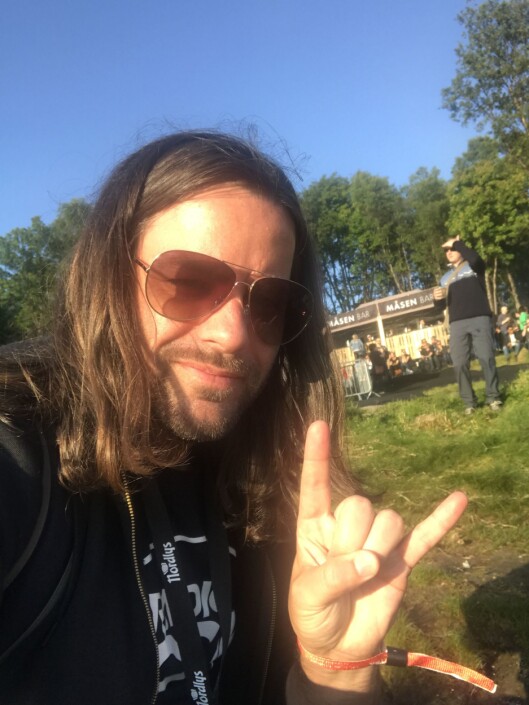 Programleder Torkil Torsvik i Radio Rock. Programleder Torkil Torsvik i Radio Rock.