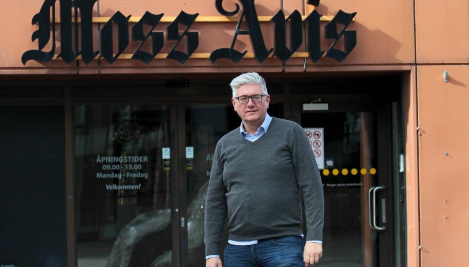 Ansvarlig redaktør og daglig leder Pål Enghaug i Moss Avis.
