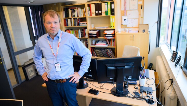 Administrerende direktør Christian Samuelsen i Klassekampen.