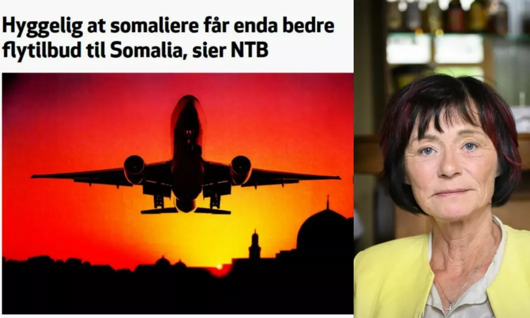 Det er ikke riktig at nyhetsbyrået NTB skriver at det er «hyggelig at somaliere får enda bedre flytilbud til Somalia», etter at flyselskapet Ethiopian Airlines åpnet to nye flyruter, skriver Faktisk.