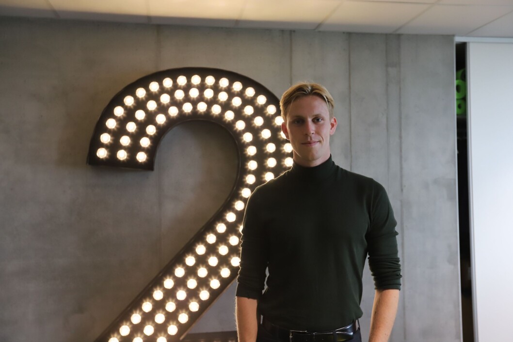 TV 2-reporter Magnus Braaten. TV 2-reporter Magnus Braaten.
