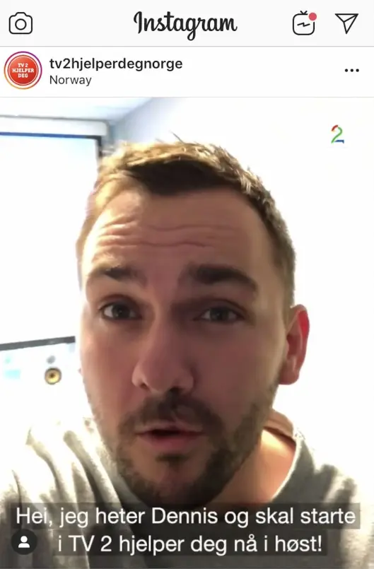 Dennis Vareide hos TV 2 hjelper deg Dennis Vareide hos TV 2 hjelper deg