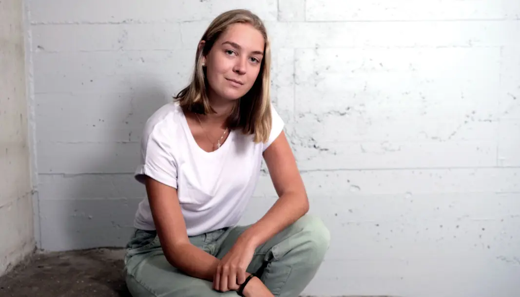Johanna Magdalena Husebye avbildet da hun ble ansatt hos Dagen. Johanna Magdalena Husebye avbildet da hun ble ansatt hos Dagen.
