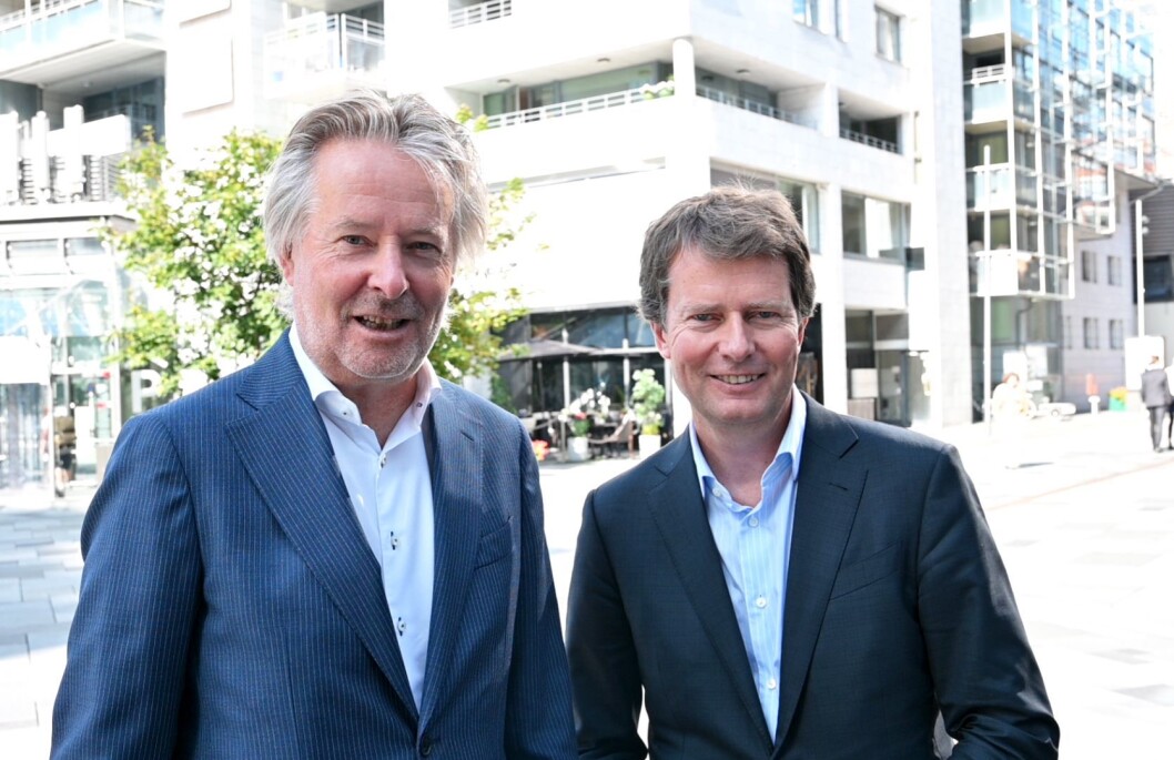 Styreleiar Torry Pedersen og konsernsjef Per Axel Koch i Polaris Media. Styreleiar Torry Pedersen og konsernsjef Per Axel Koch i Polaris Media.