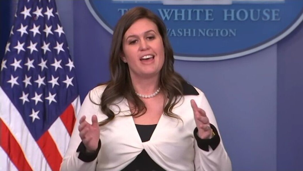 Sarah Sanders, som var USAs president Donald Trumps pressetalskvinne gjennom flere år, blir nå journalist i Fox News. Sarah Sanders, som var USAs president Donald Trumps pressetalskvinne gjennom flere år, blir nå journalist i Fox News.
