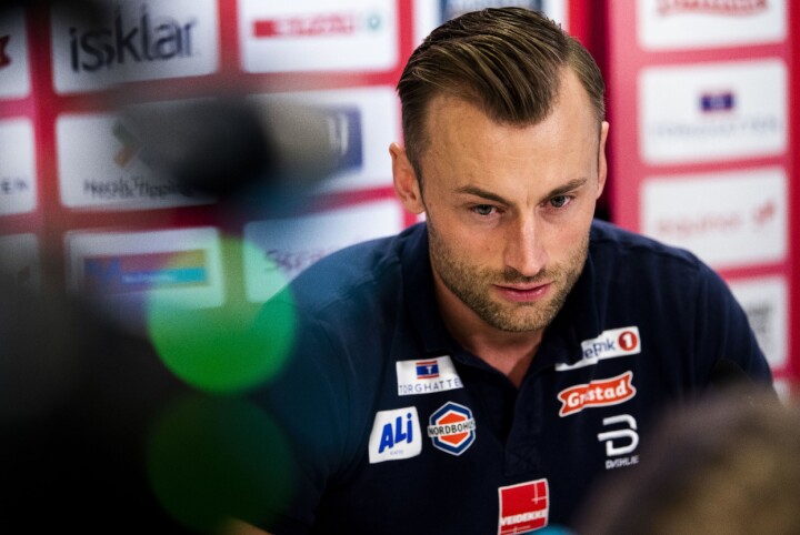 Petter Northug, her på pressekonferansen då han fortalde at han legg opp som langrennsutøvar.