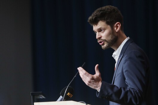 Leiar i Raudt, Bjørnar Moxnes. Leiar i Raudt, Bjørnar Moxnes.