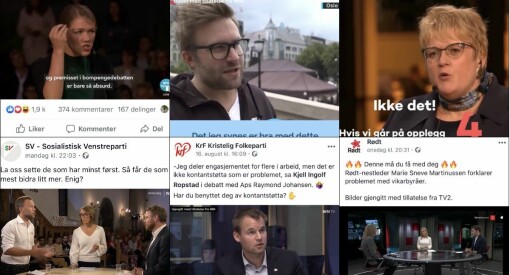 VGTV nektar politikarar å bruke innhaldet deira i «propaganda». NRK og TV 2 gir grønt lys