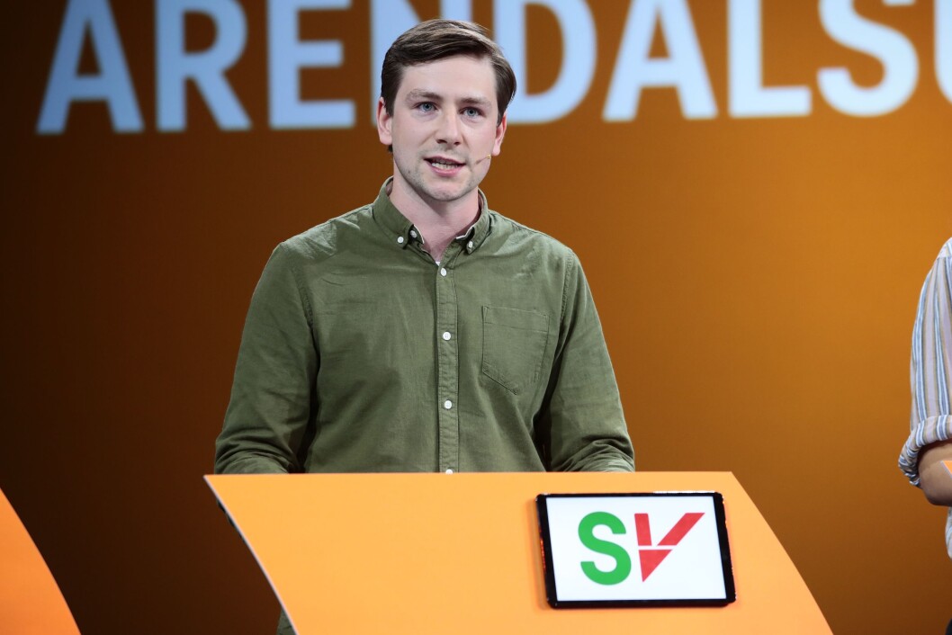 SU-leder Andreas Sjalg SU-leder Andreas Sjalg