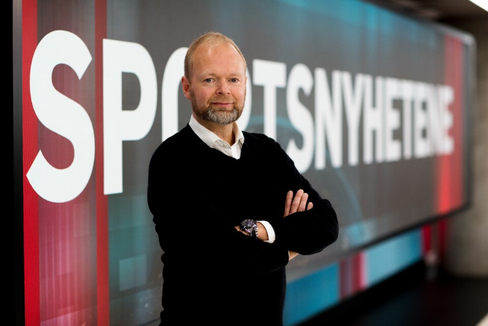 Sportsredaktør Vegard Jansen Hagen i TV 2.