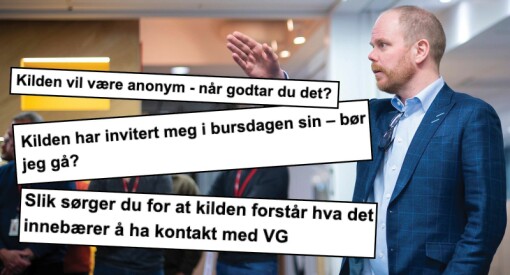 VG med husreglar etter skandalane: Gard Steiro tek sjølvkritikk for at journalistar var på pølsefest