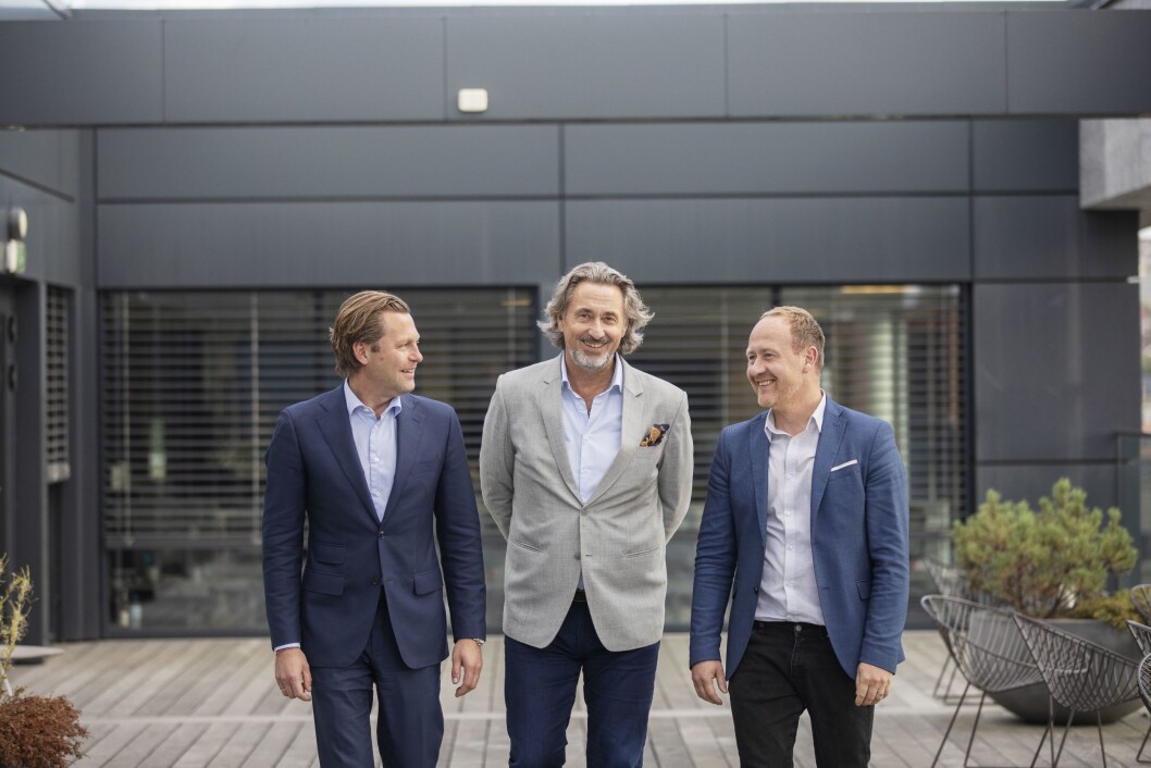 CEO Hyper, Jørgen Schibsted (f.v.), CEO Ahead Group, Per Engh Halvorsen og CEO Redink, Øyvind Vederhus CEO Hyper, Jørgen Schibsted (f.v.), CEO Ahead Group, Per Engh Halvorsen og CEO Redink, Øyvind Vederhus