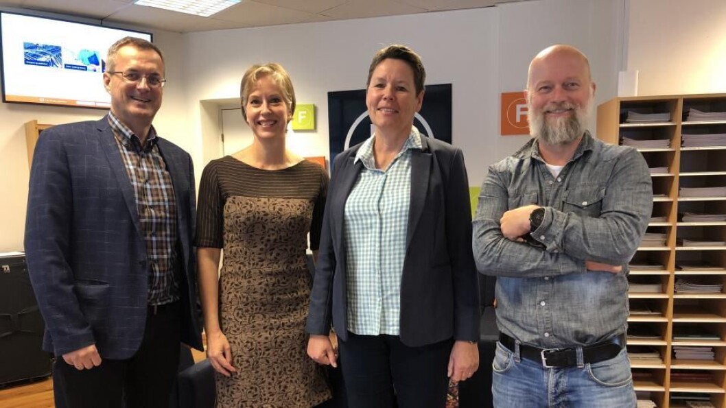 Per Brikt Olsen, Camilla Briså, Berit Nyman og Kjartan Tyvand. Per Brikt Olsen, Camilla Briså, Berit Nyman og Kjartan Tyvand.