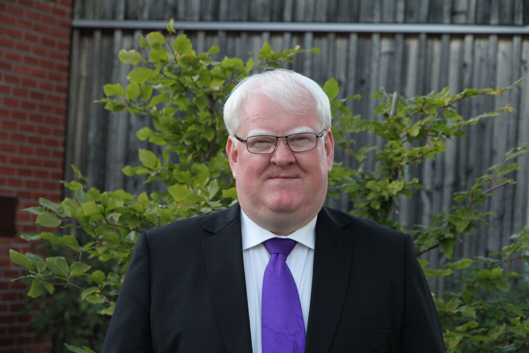 Olsen, styreleder i Norges Blindeforbund. Olsen, styreleder i Norges Blindeforbund.