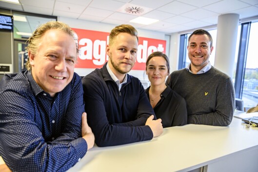 Jon Even Andersen (fra venstre), Nicolai Eriksen, Linn-Christin Martinussen og Jan Thomas Holmlund. Jon Even Andersen (fra venstre), Nicolai Eriksen, Linn-Christin Martinussen og Jan Thomas Holmlund.