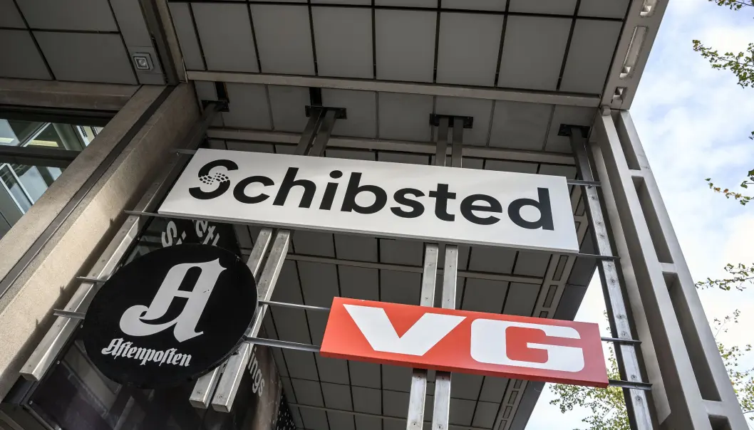 Schibsted-huset i Oslo, med både Aftenposten og VG. Schibsted-huset i Oslo, med både Aftenposten og VG.