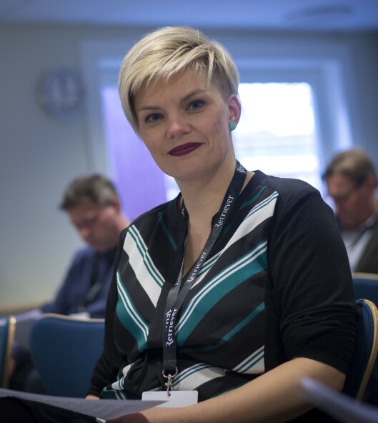 Styreleder Silje S. Skiphamn i SKUP. Styreleder Silje S. Skiphamn i SKUP.