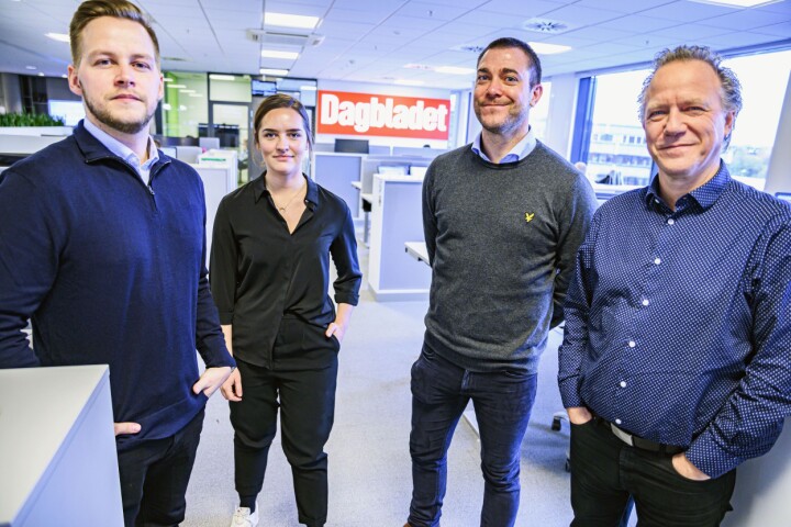 Nicolai Eriksen, Linn-Christin Martinussen, Jan Thomas Holmlund og Jon Even Andersen gleder seg til å komme i gang.