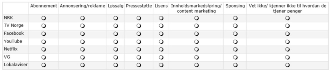 Bilde fra Medietilsynets rapport. Bilde fra Medietilsynets rapport.