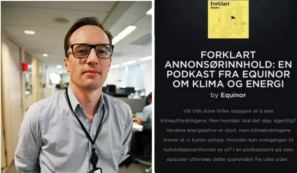 Morten Andersen i Aftenposten har tidligere forsvart det nye annonseformatet. Nå skal saken behandles i PFU.