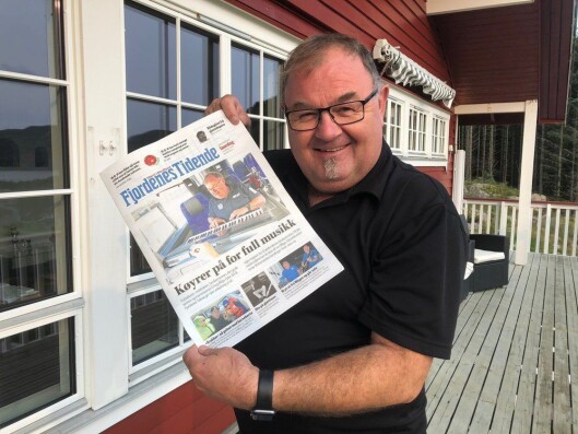 Redaktør i Fjordenes Tidende, Erling Wåge. Redaktør i Fjordenes Tidende, Erling Wåge.