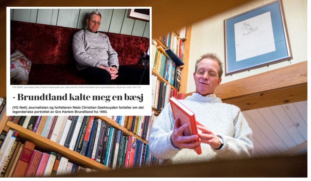 Da Niels Christian Geelmuyden intervjuet Gro Harlem Brundtland i 1993 ble det bråk. Bildet er fra 2013 Da Niels Christian Geelmuyden intervjuet Gro Harlem Brundtland i 1993 ble det bråk. Bildet er fra 2013