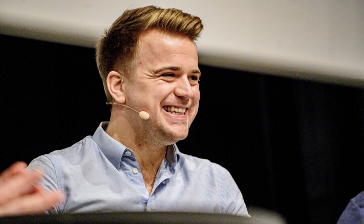 Mathias Fischer, Try, under debatt om PR og kommunikasjon på Svarte Natta 2019.
