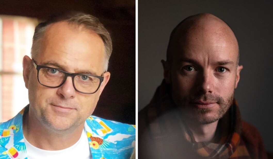 Lasse Olsrud Evensen og Skjalg Bøhmer Vold diskuterer fotojournalistikk. Lasse Olsrud Evensen og Skjalg Bøhmer Vold diskuterer fotojournalistikk.