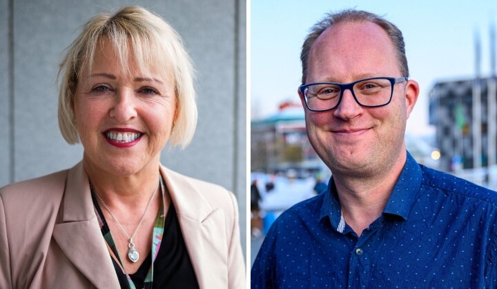 NRK, her ved Grethe Gynnild-Johnsen og LLA, her ved generalsekretær Tomas Bruvik, inngår nytt samarbeid.