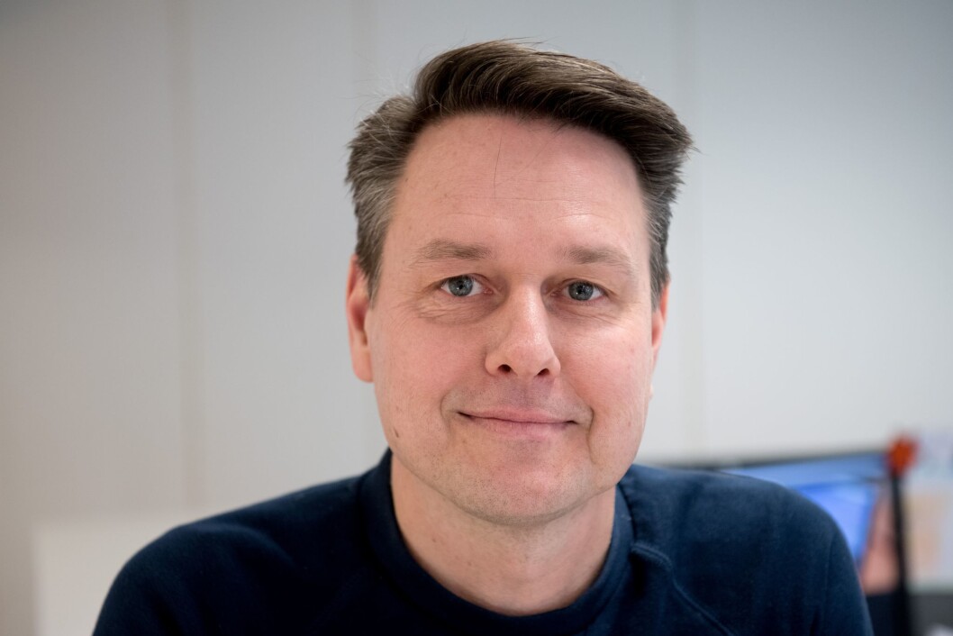 Redaktør Jørund Kopren i TV Vest. Redaktør Jørund Kopren i TV Vest.