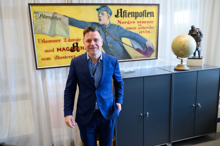 Sjefredaktør og administrerende direktør Espen Egil Hansen i Aftenposten.