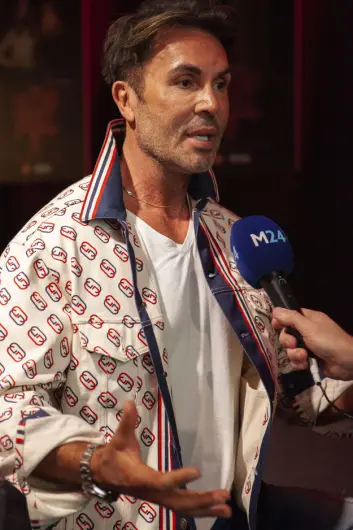 Jan Thomas på TVNorges vårlansering. Jan Thomas på TVNorges vårlansering.