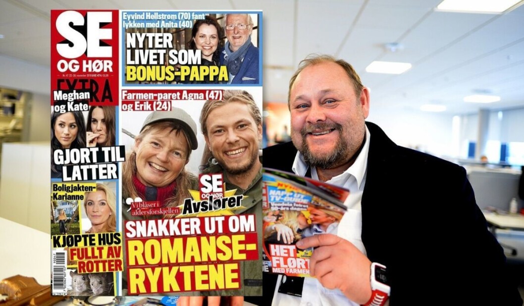 Redaktør Ulf Andre Andersen i Se og Hør beklager stikktittelen på forsiden om Farmen-deltagerne Agna Hollekve og Erik Rothaug. Redaktør Ulf Andre Andersen i Se og Hør beklager stikktittelen på forsiden om Farmen-deltagerne Agna Hollekve og Erik Rothaug.
