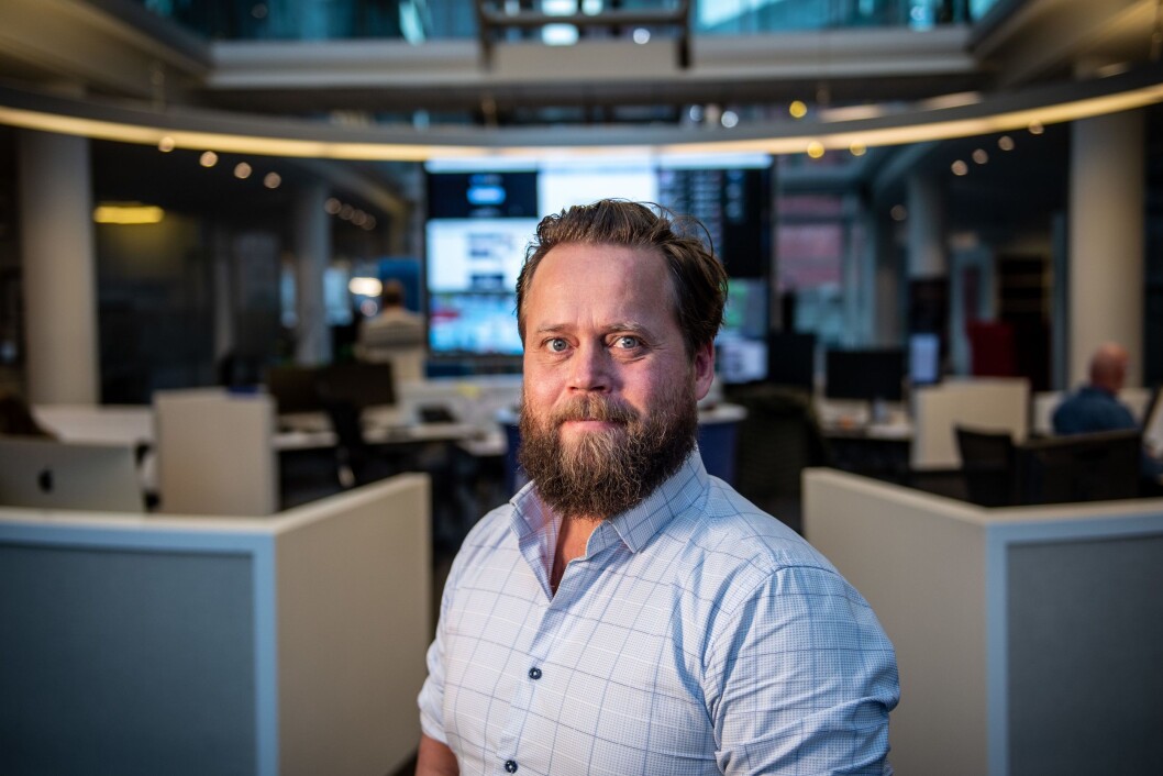 Journalist Cornelius Munkvik i Stavanger Aftenblad. Journalist Cornelius Munkvik i Stavanger Aftenblad.
