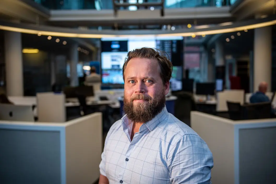 Journalist Cornelius Munkvik i Stavanger Aftenblad. Journalist Cornelius Munkvik i Stavanger Aftenblad.