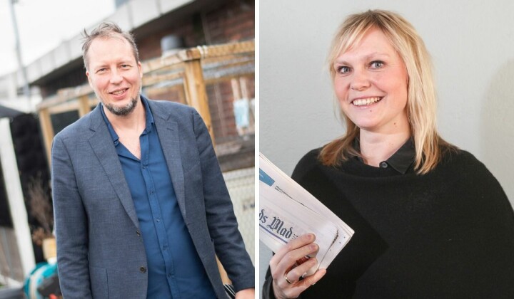 Vegard Velle i VårtOslo og Kristin Stoltenberg i Nordstrands Blad er blant redaktørene som fikk lokal pressestøtte i Oslo.