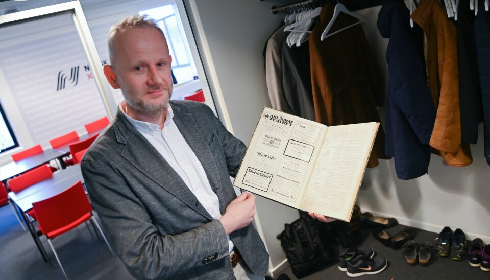 Redaktør Roger Aarli-Grøndalen i fagbladet Journalisten. Her i deres lokaler hos Norsk Journalistlag i Oslo.