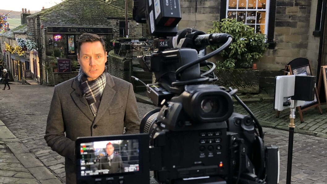 TV 2-reporter Kjetil Iden. TV 2-reporter Kjetil Iden.