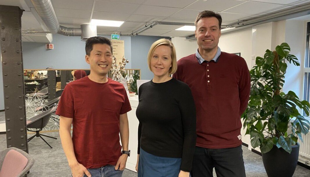 Chul Christian Aamodt, Hilde Nyman og Anders Lie Brenna i enerWE. Chul Christian Aamodt, Hilde Nyman og Anders Lie Brenna i enerWE.