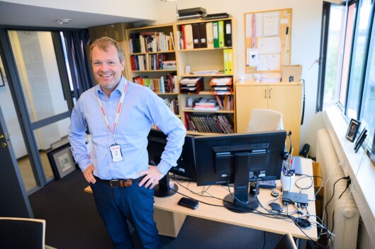Administrerande direktør Christian Samuelsen i Klassekampen. Administrerande direktør Christian Samuelsen i Klassekampen.