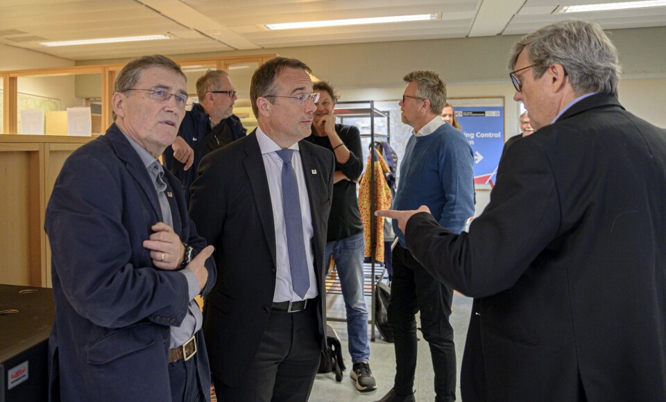 Konstituert dekan Odd Ragnar Hunnes (til venstre) og Volda-rektor Johann Roppen. Konstituert dekan Odd Ragnar Hunnes (til venstre) og Volda-rektor Johann Roppen.