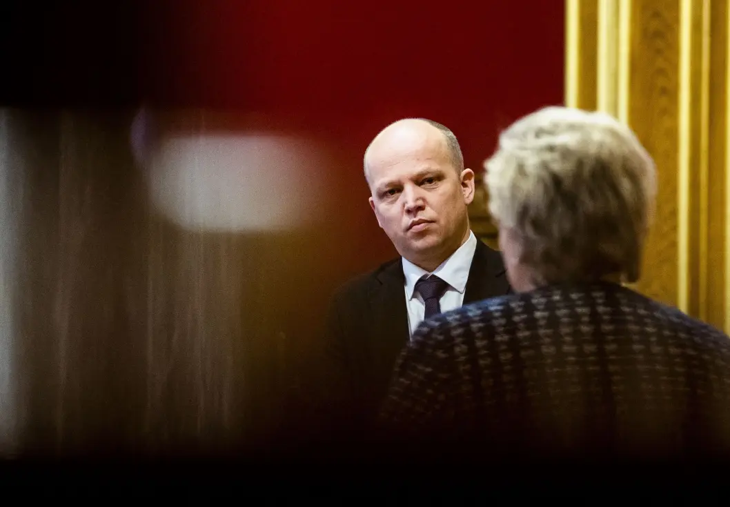 Trygve Slagsvold Vedum (Sp) - her under debatt på Stortinget. Trygve Slagsvold Vedum (Sp) - her under debatt på Stortinget.