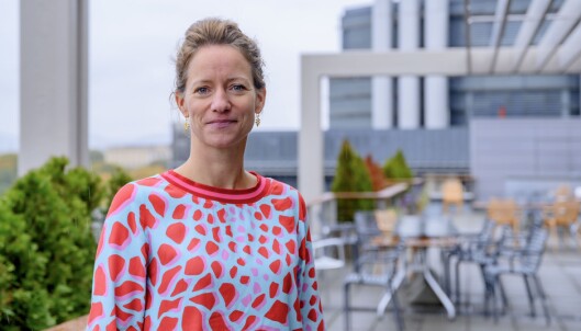 Konsernsjef i NHST, Hege Yli Melhus Ask, her under Medienettverkets høstmøte 2019. Konsernsjef i NHST, Hege Yli Melhus Ask, her under Medienettverkets høstmøte 2019.